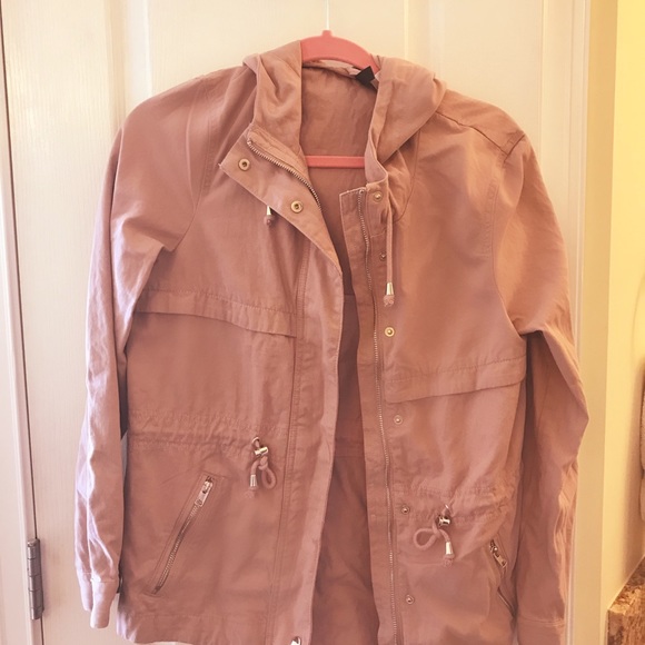 H&M PINK HOODED PARKA JACKET - Picture 3 of 4